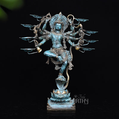 bronze krishna sculpture