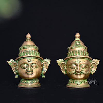 Shiva & Gauri Mukhlingam Mask, angel  2