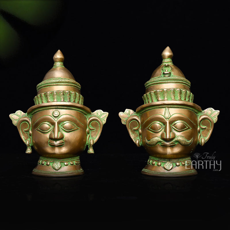 Shiva & Gauri Mukhlingam Mask, angel 2