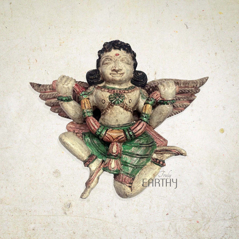 wooden Gandharva, angel 3