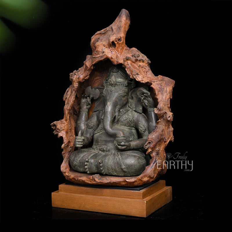 antique ganesha statue, angel 2