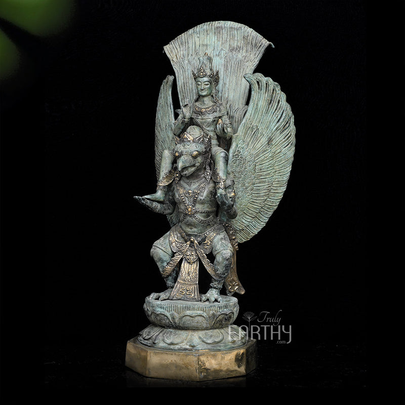 antique vishnu garuda sculpture, angel 2