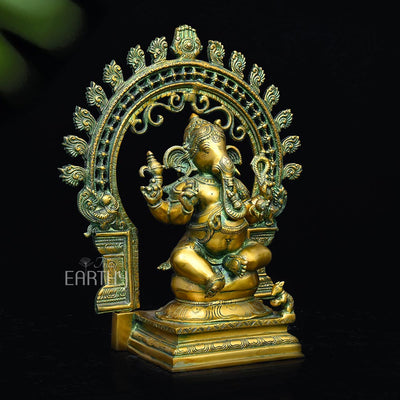 antique ganesha statue, angel 2