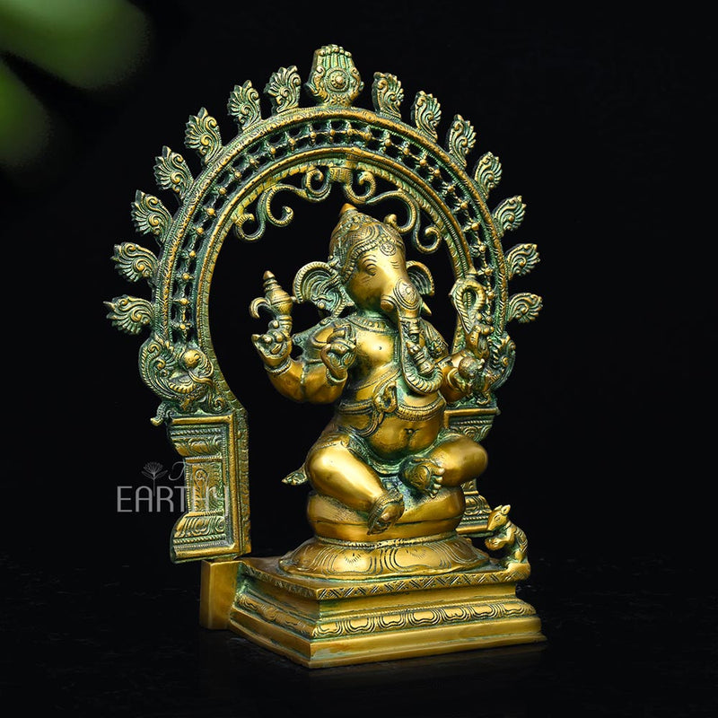 antique ganesha statue, angel 2