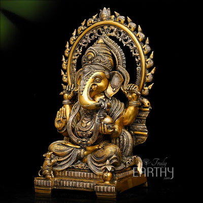 brass ganesha statue, angel 2