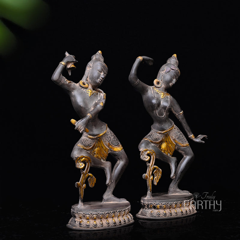 dancing shiva parvati statue, angel 2