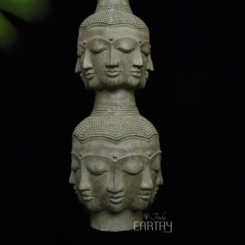 antique buddha sculpture, closeup angel