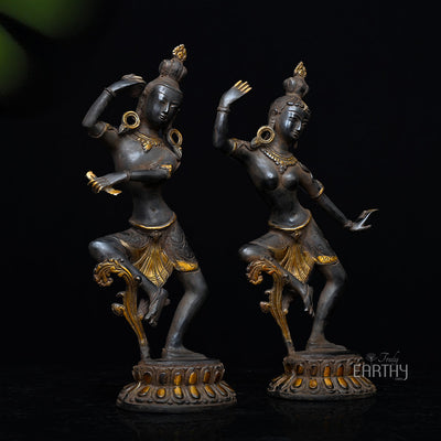 dancing shiva parvati statue, angel 2