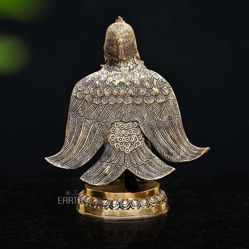 brass garuda sculpture, angel 4