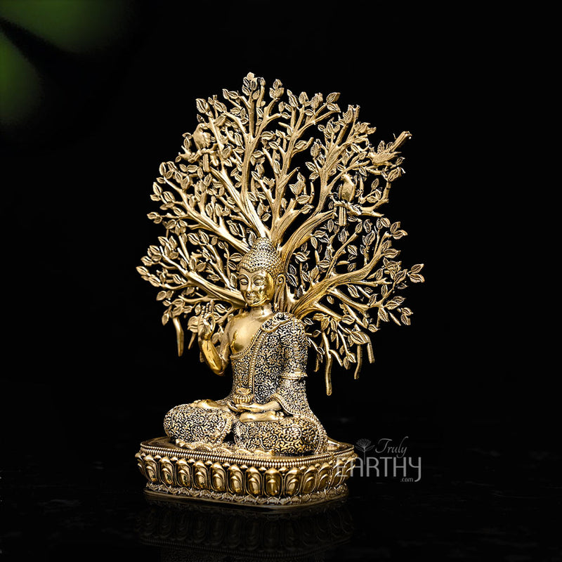 brass lord buddha idol, angel 3