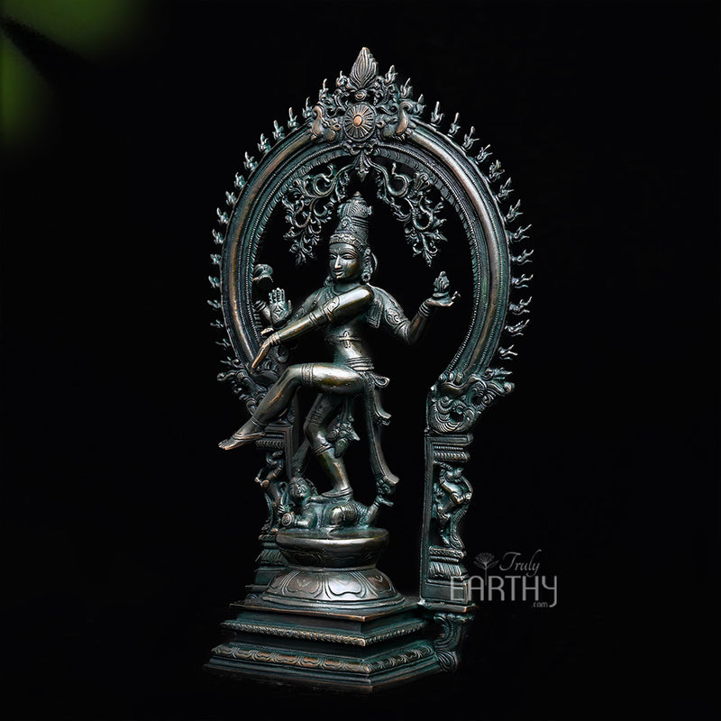 brass natraja statue, angel 3