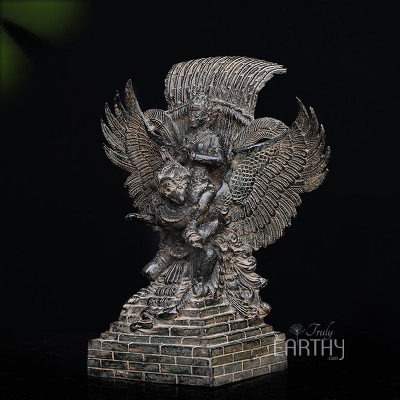 bronze vishnu garuda sculpture, angel 5