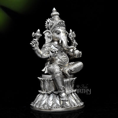 brass ganpati statue, angel 3