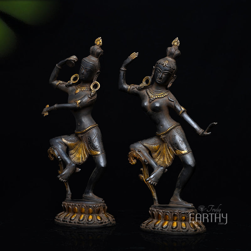 dancing shiva parvati statue, angel 3