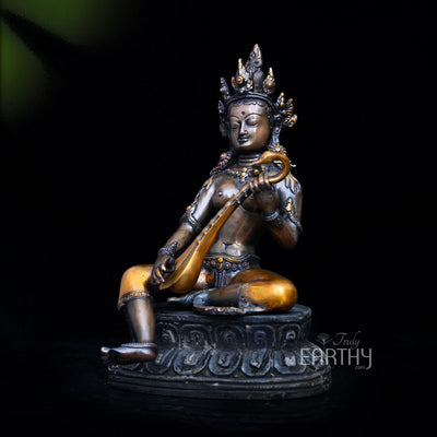 brass saraswati, angel 4