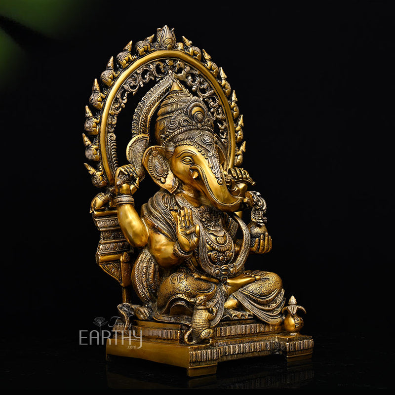 brass ganesha statue, angel 3