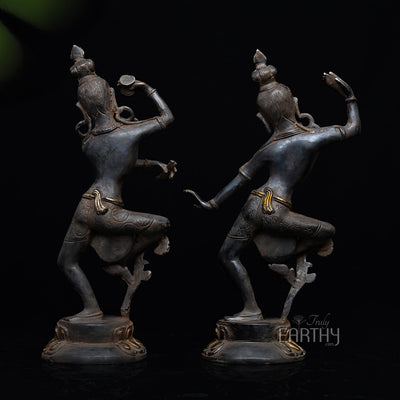 dancing shiva parvati statue, angel 4