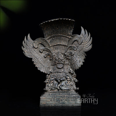 bronze vishnu garuda sculpture, angel 3