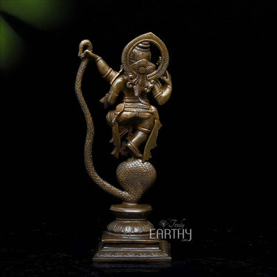 brass ganesha on snake, angel 5