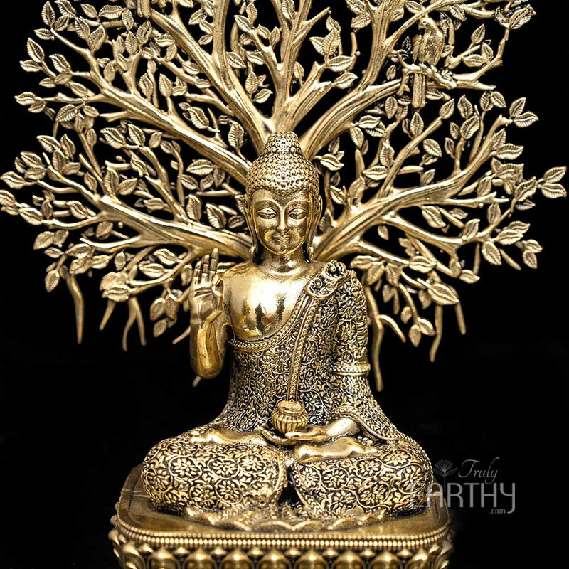 brass lord buddha idol, angel 5