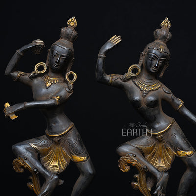 dancing shiva parvati statue, angel 5