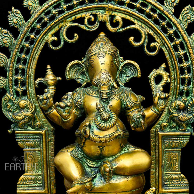 antique ganesha statue, angel 4