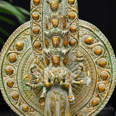 Brass Avalokiteshvara, angel 5