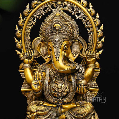 brass ganesha statue, angel 5