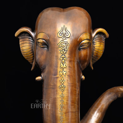 brass ganesha sculpture, angel 5