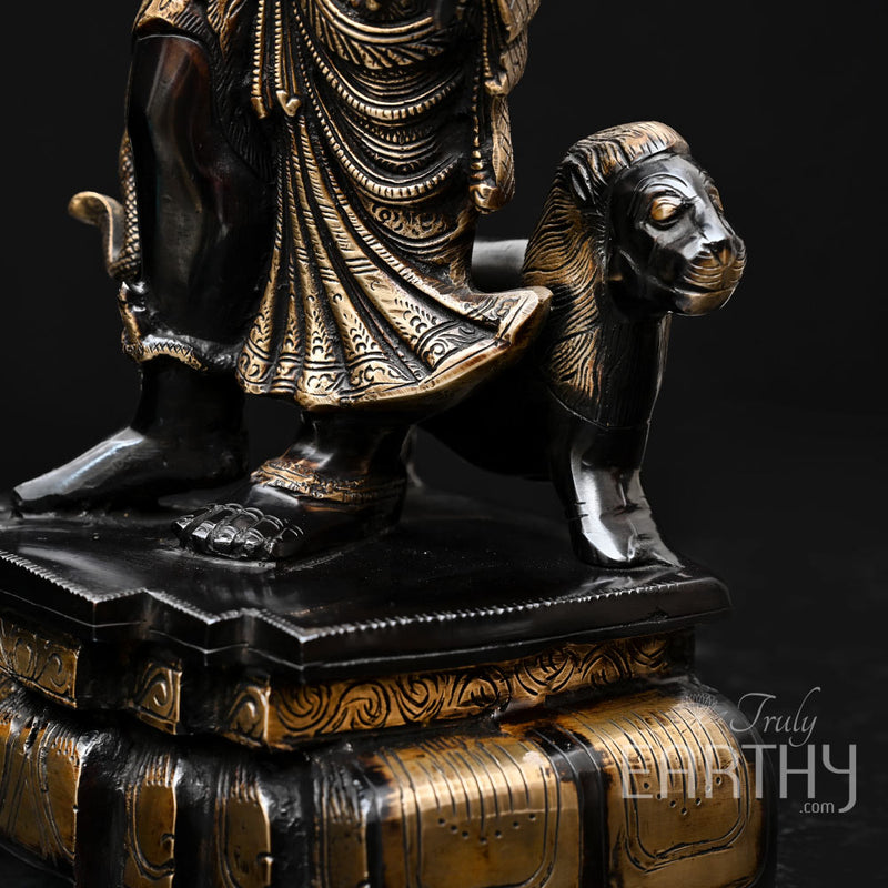 Ardhanarishvara Statue (Brass / 9.66 Kg)