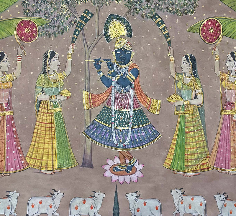 antique shrinathji painting for sale