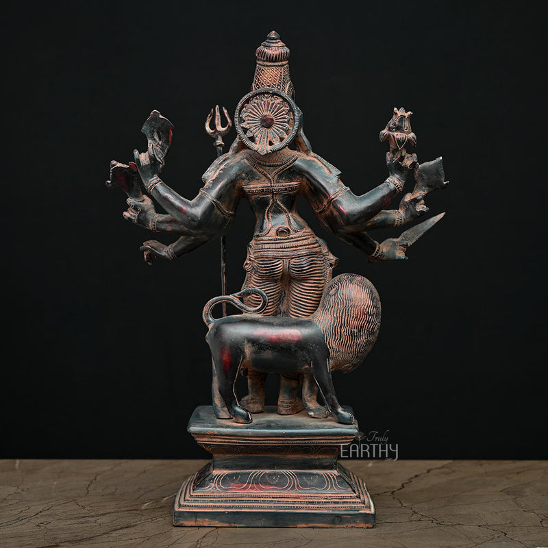 BRASS DURGA STATUE, ANGEL 3