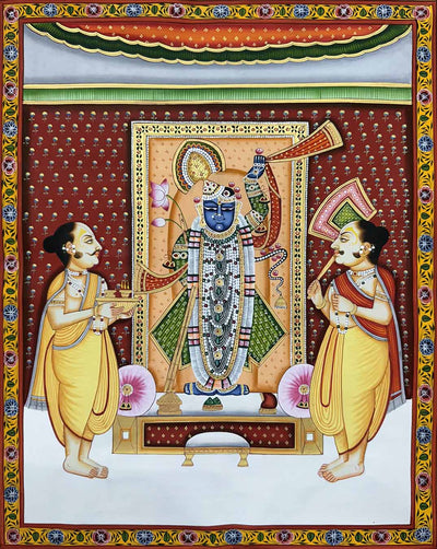 fine shrinathji pichwai painting