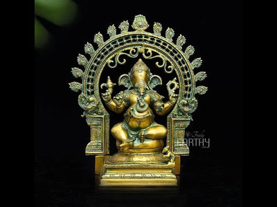 brass ganesha statue