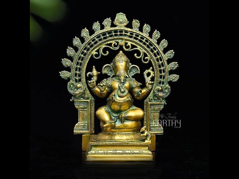 brass ganesha statue