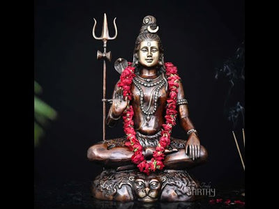 Brass Blessing Shiva Idol (57.1 cm)