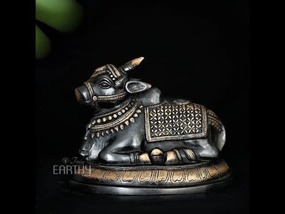 Brass Nandi Statue