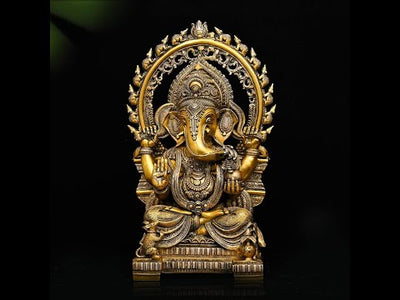 brass ganesha idol