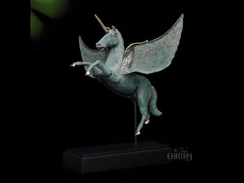 antique unicorn sculpture