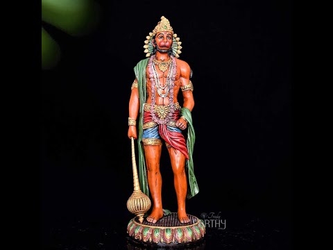 Standing Hanuman Ji Brass Statue ( 23 Inches l Weight - 12.2 Kg)