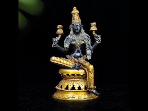 brass laxmi ji statue