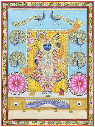 small shrinathji painting